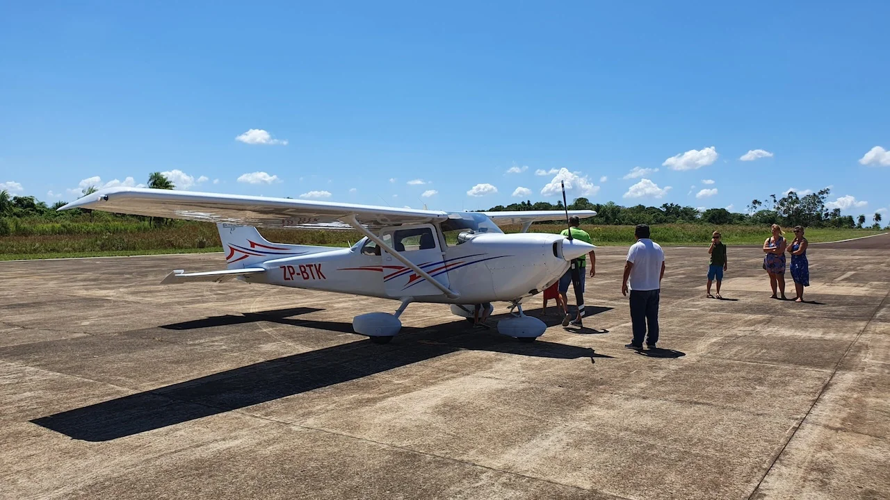 Featured image from interview after two years in Paraguay and a flight over El Paraiso Verde