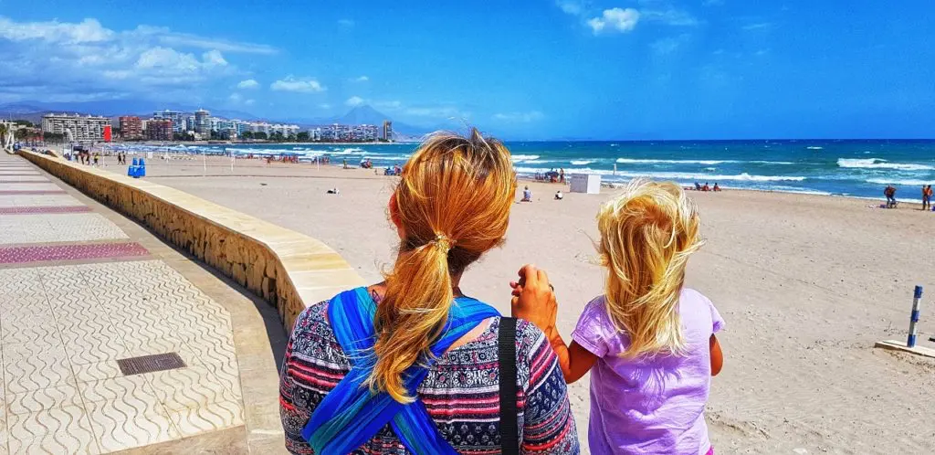 El Campello beach near Alicante