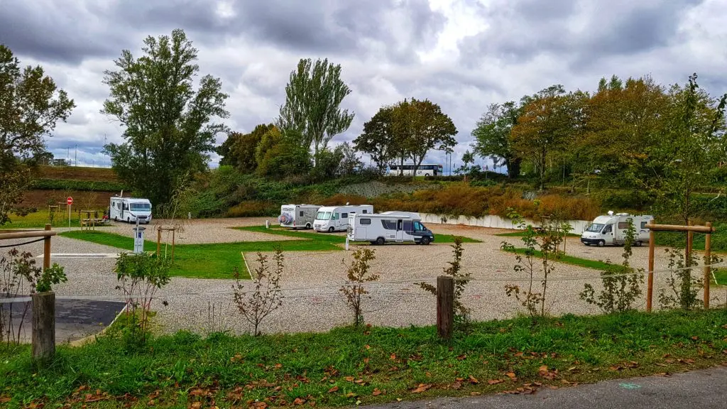 Motorhome site in France